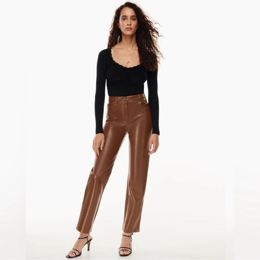 Aritzia Wilfred The Melina Vegan Leather Pants
